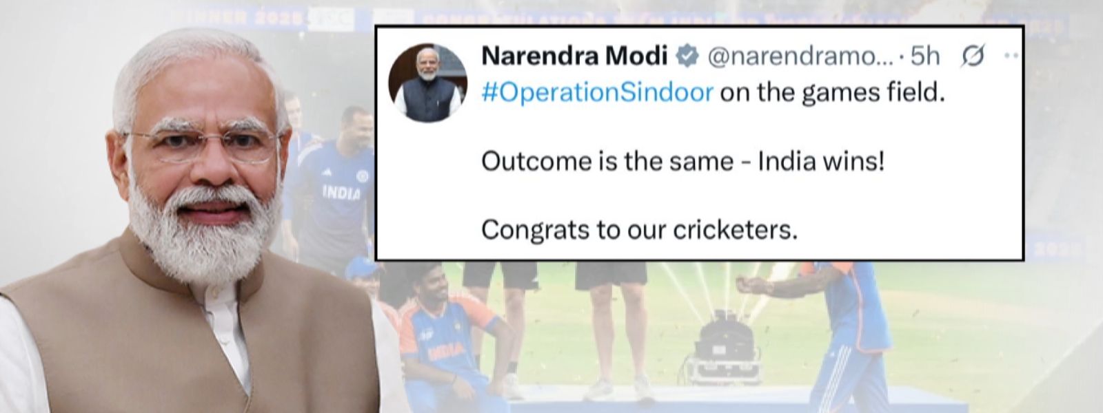 India’s Operation Sindoor Referenced by PM